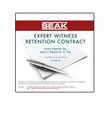 Expert witness retention contract